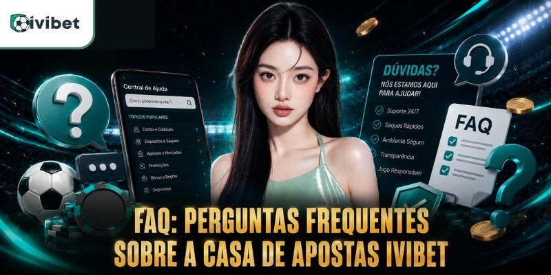 IVIBET Brasil: Apostas Esportivas e Cassino Online de Excelência 14 FAQ: perguntas frequentes sobre a casa de apostas Ivibet