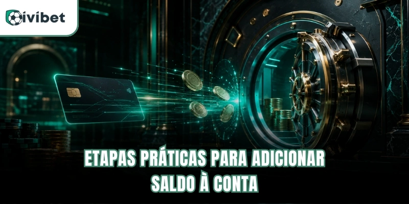 Etapas práticas para adicionar saldo à conta